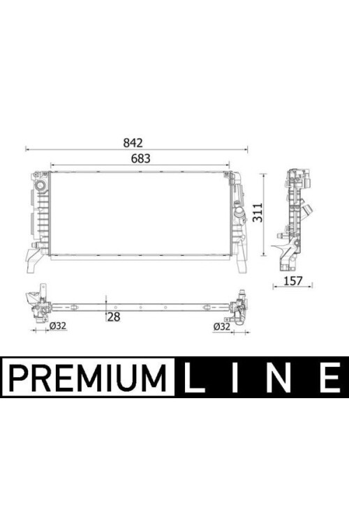 MOTOR SU RADYATORU BMW F48 15> F39 18>20 MINI F57 15> PREMIUM LINE