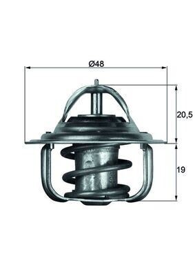 TERMOSTAT FORD ESCORT VII GAL. AAL. ABL 92C