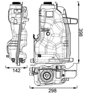 Ausgleichsbeh lter RANGE ROVER 5.0L