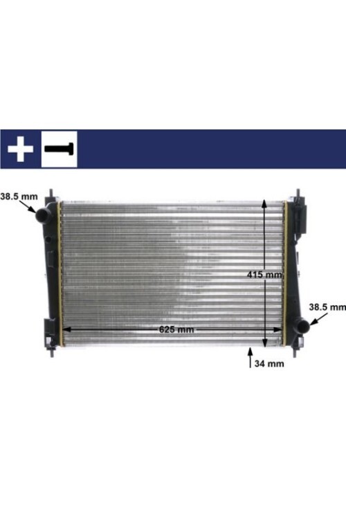Kühlmittelkühler FIAT GRANDE PUNTO