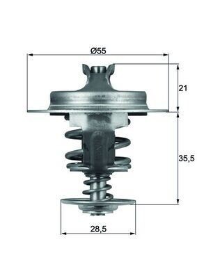TERMOSTAT LGN 2.2 DZL 96-01 -PARTNER-P406-P307 2.0 HDI