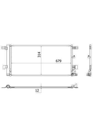 A/C-Kondensator AUDI A4/A5/A6/A7