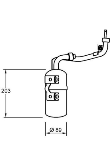 Filter-Trockner und Akkumulator FORD FOCUS II / C-MAX