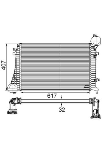 Ladeluftkühler VW PASSAT