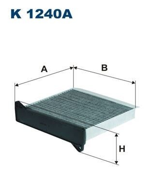 KABİN FİLTRESİ MITSUBISHI LANCER VII 1.6 98HP 09/03-10/08