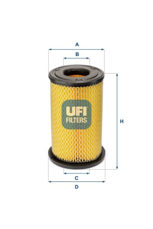 HAVA FİLTRESİ NISSAN SKYSTAR PICK UP 2.5L YD25DDTi D22 03-> / NP300 2.5L YD25DDTi Euro5 D22 10->