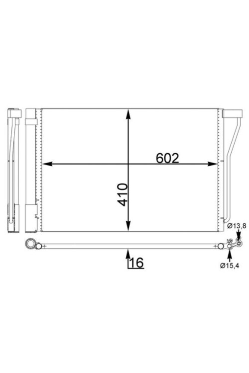 A/C-Kondensator BMW 5/6 SERIES F10