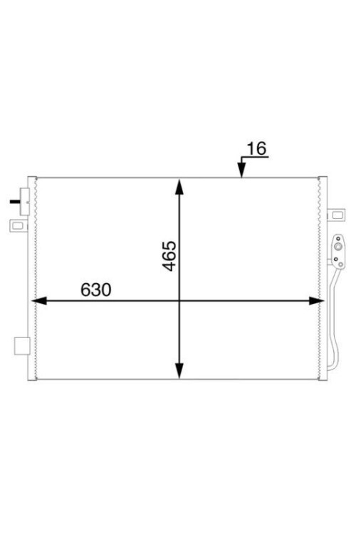 A/C-Kondensator FIAT FREEMONT/DODGE JOURN
