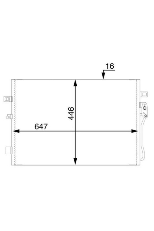 A/C-Kondensator FIAT FREEMONT/DODGE JOURN