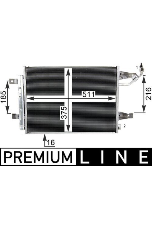 A/C-Kondensator MITSUBISHI COLT / SMART