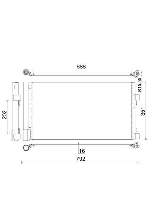A/C-Kondensator RENAULT LAGUNA 2007