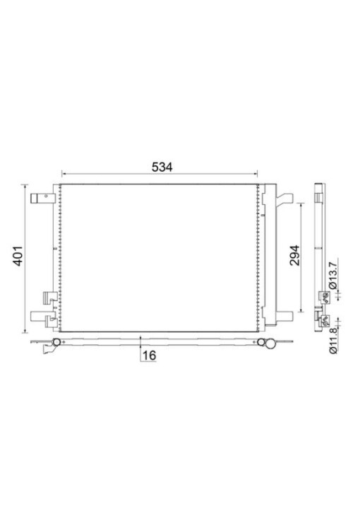 A/C-Kondensator VW GOLF VII