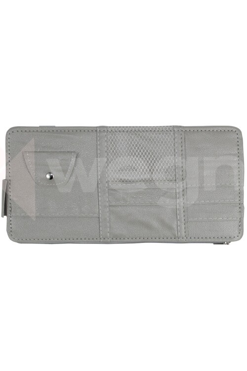 ARAÇ İÇİ GÜNEŞLİK ORGANİZERİ KILIFI GRİ