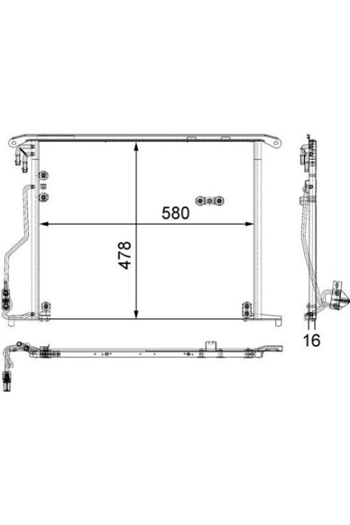 KLIMA RADYATORU MERCEDES W220 C215 R230