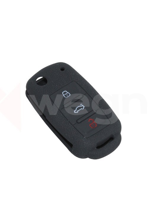 KONTAK ANAHTAR KUMANDA KORUYUCU KILIF SİLİKON SİYAH VW CADDY-JETTA-POLO-GOLF 6-SEAT LEON
