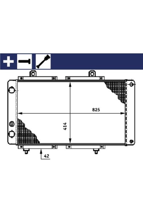 Kühlmittelkühler CITROEN C25 / PEUGEOT J5