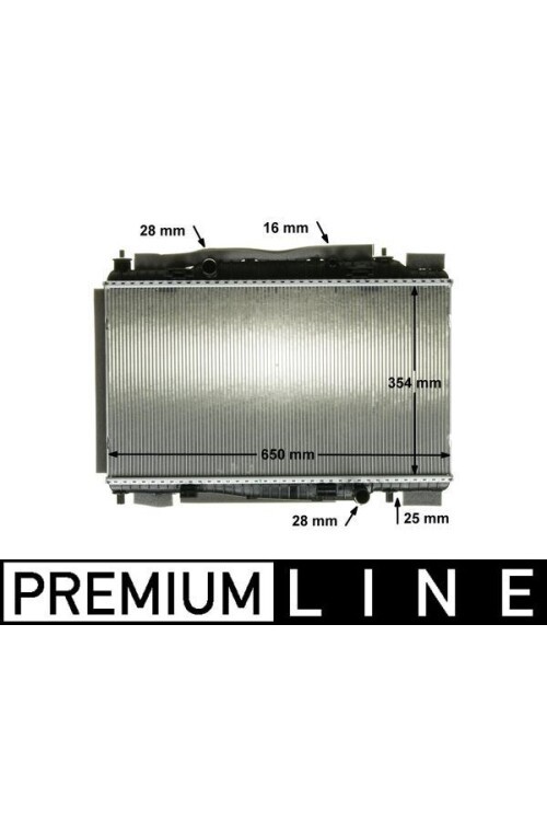 Kühlmittelkühler FORD FIESTA / B-MAX ST