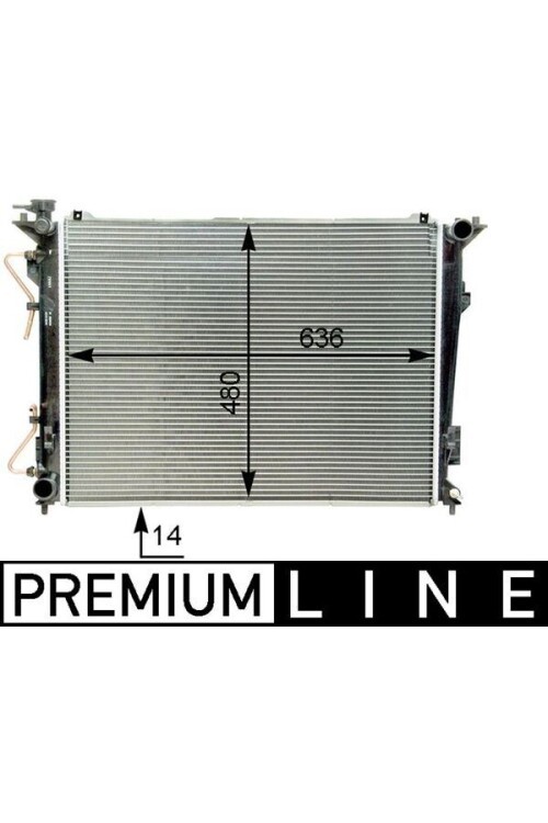 Kühlmittelkühler HYUNDAI SONATA 2004-