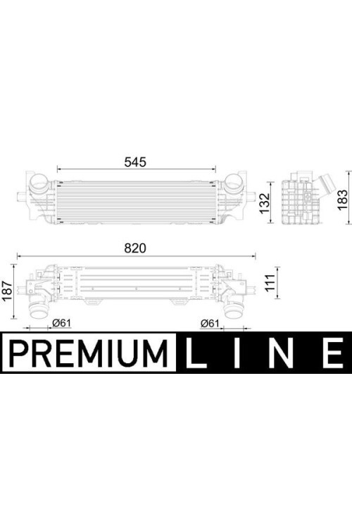 Ladeluftkühler BMW 540 D XDRIVE