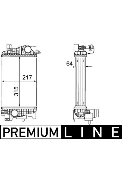 Ladeluftkühler OPEL MERIVA