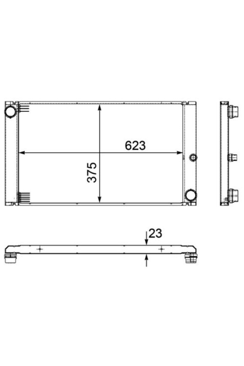 MOTOR SU RADYATORU BMW E60 E65 M47N M57N PREMIUM LINE