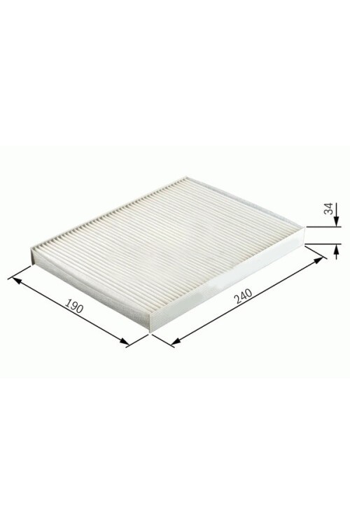 POLEN FİLTRESİ FIESTA V 1.3-1.4TDCI-1.4 16V-1.6TDCI-1.6 16V 01 > FUSION 1.4-1.4TDCI-1.6-1.6TDCI 02 >