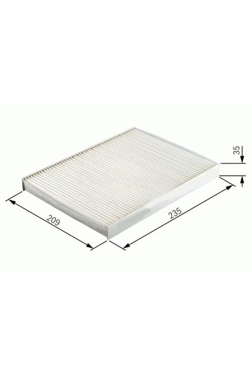 POLEN FİLTRESİ KARBONSUZ FOCUS II 1.6TDCİ 1.8 2.0 TDCİ 2004-201212 VOLVO S40 C70 V50 C30 04-12