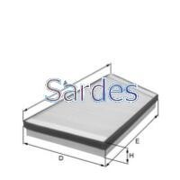 POLEN FİLTRESİ P206 98- 1.1i-1.4i-1.4HDI-1.6i-1.6 16V-1.9D