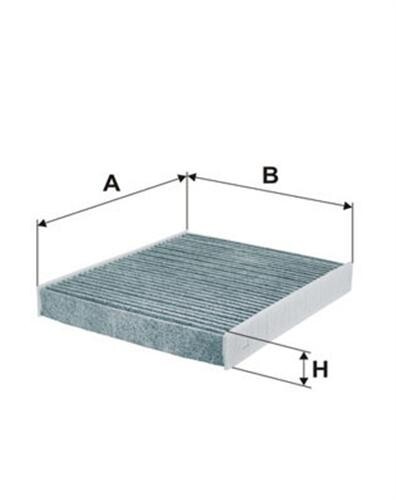 POLEN FİLTRESİ POLO 1.2-1.4-1.6 2010> SEAT IBIZA V 1.6 2011>FABIA 10> KARBONLU