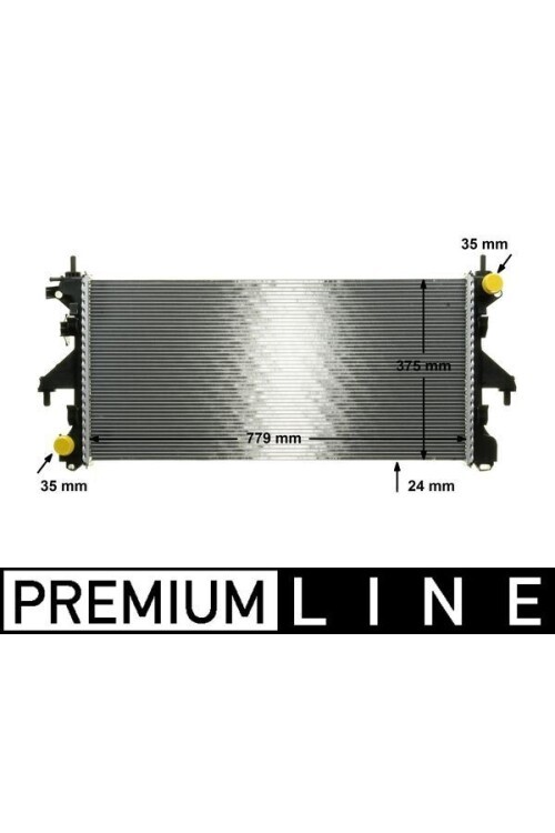 RADYATÖR DUCATO-BOXER-JUMPER 2.2 HDİ 06 > KLİMASIZ MEK 780x374x24