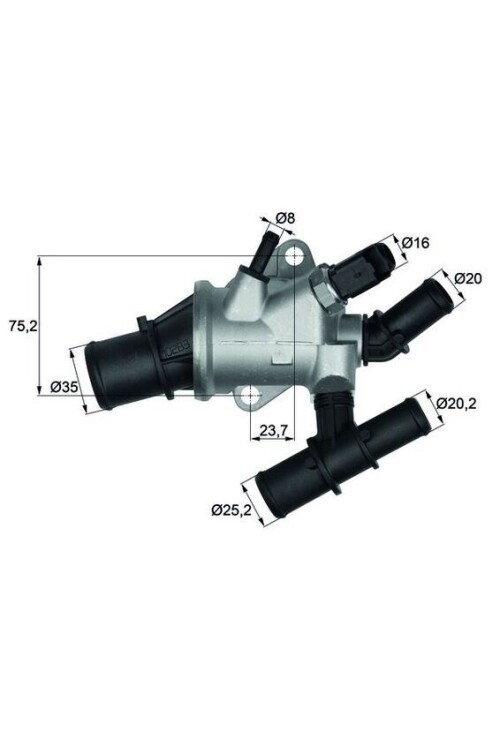TERMOSTAT KOMPLE 88C ALFA 156 00-05 LANCIA LYBRA SW