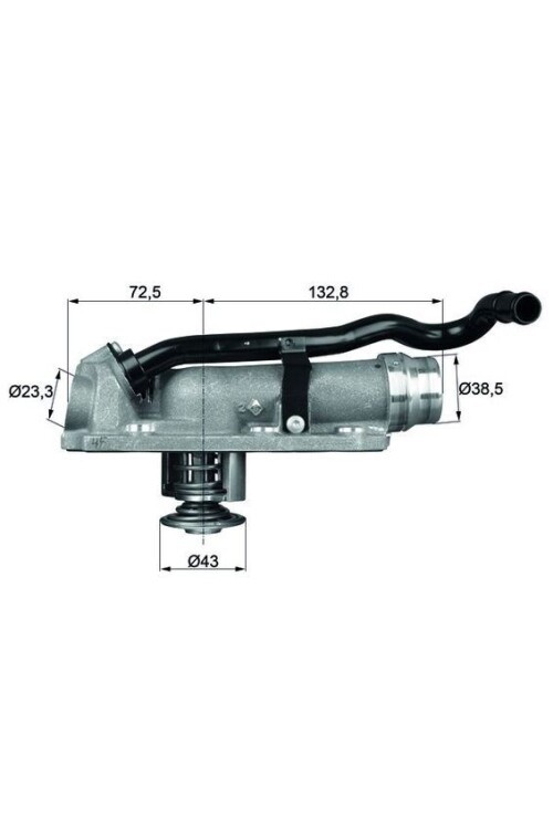 TERMOSTAT KOMPLE BENTLEY CONTINENTAL FLYING SPUR 3W 105C