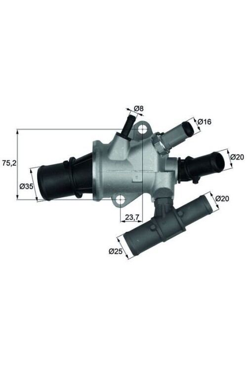 TERMOSTAT KOMPLE DOBLO-STILO-MAREA-BRAVO-BRAVA-147-156-166-LYBRA 1.9 JTD 88C