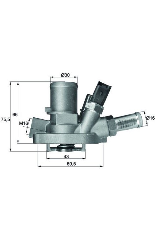 TERMOSTAT KOMPLE LINEA-BRAVO II-GRANDE PUNTO 1.4 T-jet 07 > G1019.80