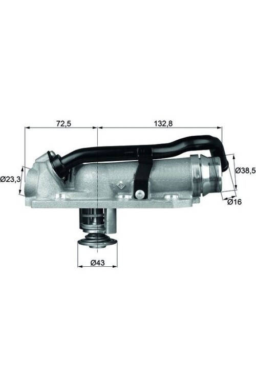 TERMOSTAT KOMPLE VW PASSAT 3B3 105C