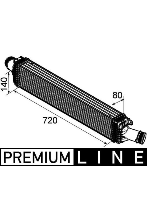TURBO RADYATÖRÜ INTERCOOLER AUDI A4-A5-A6-A7-A8-Q5 2.7TDI-3.0TDI 08 > 720X134X76 AL-PL-BRZ