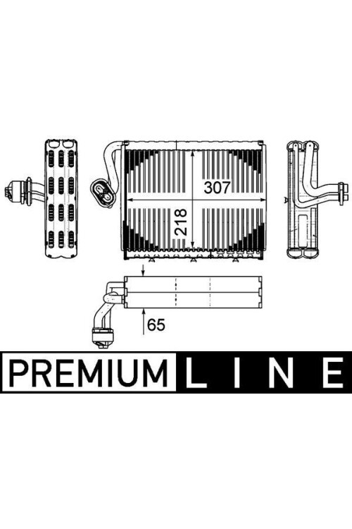 Verdampfer MB S-CL. W221 RHD