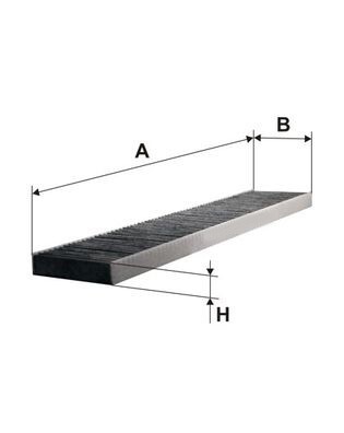 x POLEN FİLTRESİ GALAXY 95-06 ALHAMBRA 96-10 SHARAN 00> 1.9TDI-2.8-2.0TDI KARBONLU