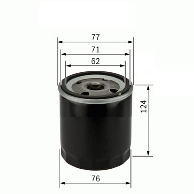 YAĞ FİLTRESİ FORD ESCORT/FOCUS/MONDEO/MAZDA 1.25-1.4-1.6 BENZİN UZUN TİP ESKİ MODEL