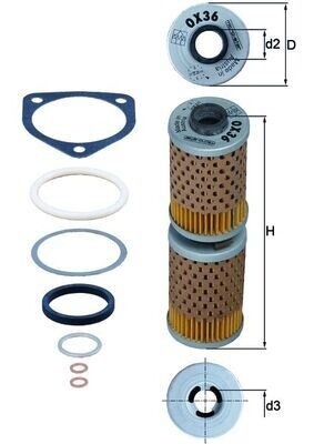 YAĞ FİLTRESİ Oil filter element