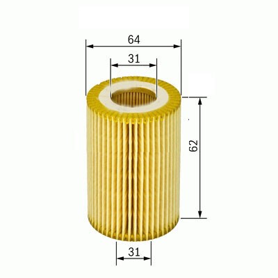 YAĞ FİLTRESİ POLO 05- - FOX 05- - CORDOBA 02- - IBIZA IV-V 02- -FABIA 01- 1.2 - 1.2 12V