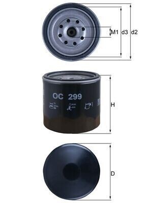 YAĞ FİLTRESİ Spin-on oil filter