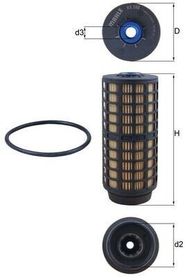 YAKIT FİLTRESİ IVECO DAILY IV 06>11 IVECO DAILY V 11> 2.3 JTD F1A 3.0 JTD F1C