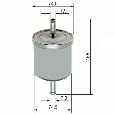 YAKIT FİLTRESİ MONDEO 1.8-2.0-2.5-3.0 00-07 -TRANSİT 2.3 06-14 BENZİNLİ WK730/5 x