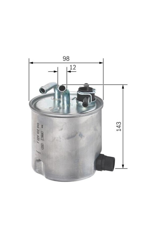 YAKIT FİLTRESİ NISSAN NAVARA-PATHFINDER 2.5 DCİ 05 > WK9011 x