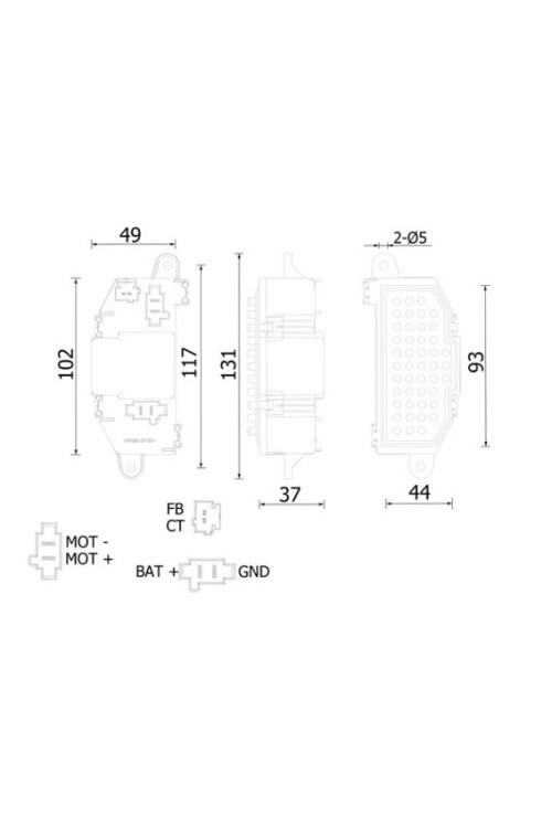 A/C-Gebl seregler und Widerstand CITRO N C4 GRANDPICASSO I