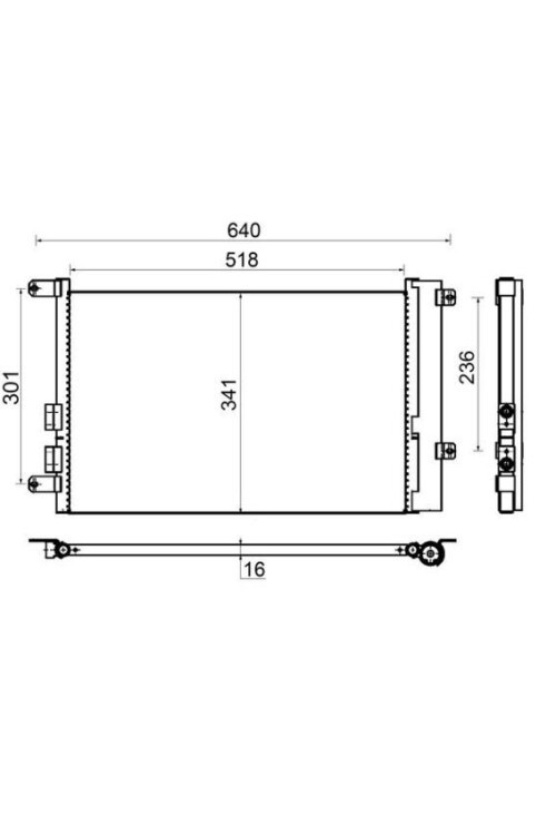 A/C-Kondensator ALFA ROMEO 156