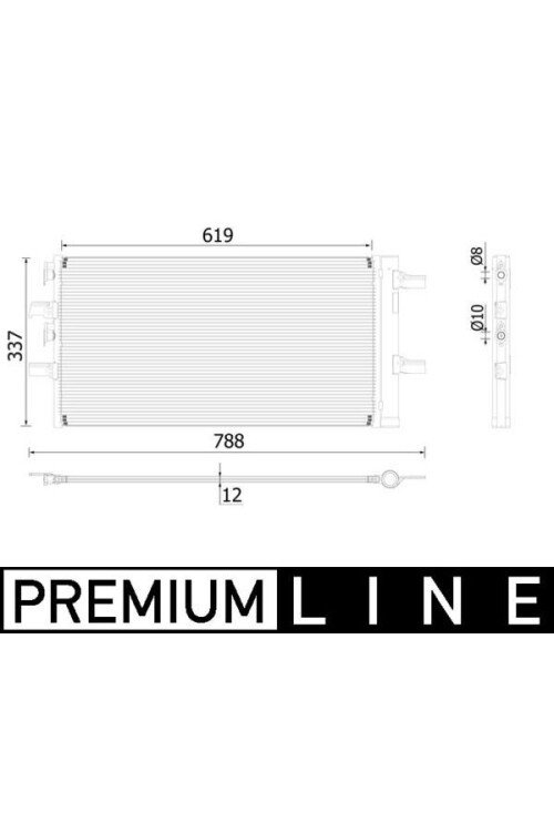 A/C-Kondensator BMW 2 F45/46 / X1 / X2