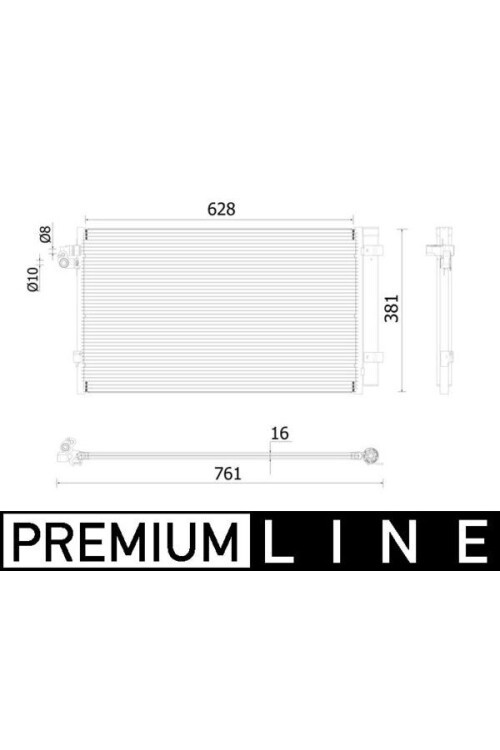 A/C-Kondensator BMW 5 G30 / 7 G11/12