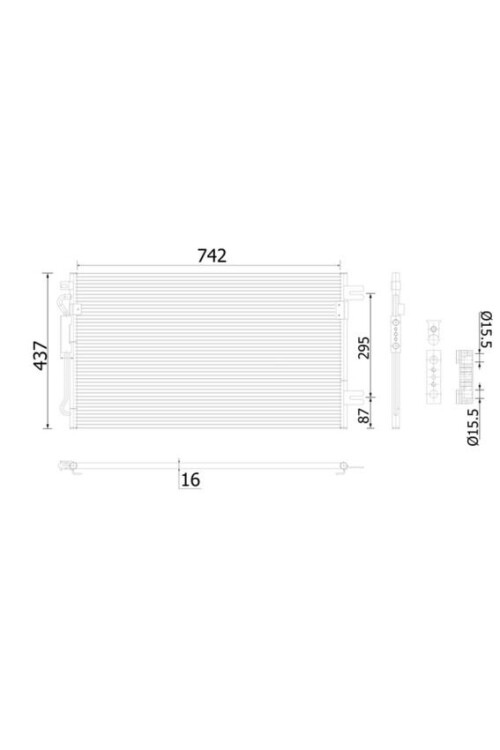 A/C-Kondensator CHRYSLER VOYAGER